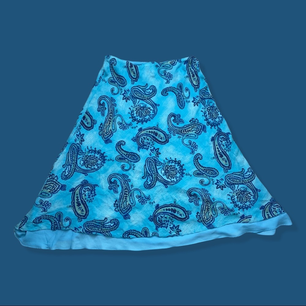 Landing Paisley Print Skirt